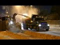 Two hour raw video of snow removal operations in Montreal, Canada