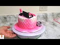 Makeup Cake Tutorial || Cosmetic Cake || Edible Makeup Birthday Cake