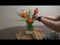 Ranunculus Pon-pon Trilly | Home Flower Arrangement | 家居鮮花擺設