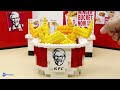 (1 Hour) LEGO Fast Food : BIG vs SMALL in Bricks World || Stop Motion & Lego Cooking ASMR