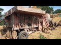 Threshing by steam engine. Hulver farm Suffolk UK 2020. Vintage farming.