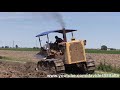 Old Caterpillar D8H turbo + Nardi plowing - Pure engine sound & cab view