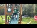 Slide and pool fun