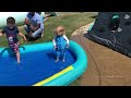 Hesitant About Getting Wet - Water Slide Day 4/8/22