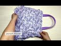 3 Ideas easy beautiful shopping bag | Sewing bag tutorial