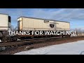 High Speed Freight Trains On The BNSF Chillicothe Subdivision