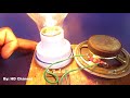 Light bulbs 220 Volts Free energy generator Using Magnets - Science project at home