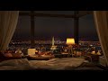 4K Cozy Bedroom in Paris - Smooth Piano Jazz Music for Relaxing, Chilling