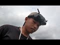 Terbang di atas sawah gedhe pakai drone fpv