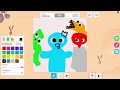 🎨 DESAFIO... DESENHANDO os RAINBOW FRIENDS (Speed Draw Roblox)