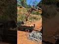 Sri Lanka,ශ්‍රී ලංකා,Ceylon,Stone Quarry,Rocks,Loading,Tipper,Excavator