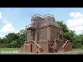 [Full Video] Build The Most 3-Story Classic Mud Villa, Brick Water Slide, Swimming Pool & Fish Pond