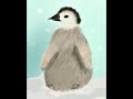 Digital Drawing Timelapse/Baby Penguin