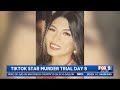 Former TikTok star's videos shown in court as evidence