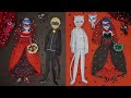 Paper Dolls Dress Up - Wedding Lady Bug & Miss Fortune Costume Dress Handmade -  Story & Crafts