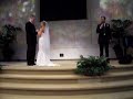 Father sings at Son's wedding.