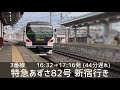 【倒木で遅延】松本駅で特急あずさを見てきた（5月6日）