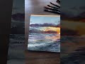Sunset #art #watercolorpainting #sea #painting