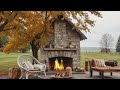 Ultimate Relaxation: Jazz Music on the Farm Cozy Fireplace & Soothing Crackling Sounds 4 Deep Sleep
