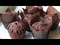Chocolate Muffins | Easy moist chocolate muffins recipe