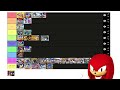 Sonic, Shadow, and Knuckles make a Sonic Game Tier List