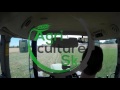 Mowing lucern 2017 | cab view - John Deere 5820