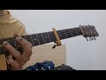Beautiful Riff In FACGCE tuning | 美しいギターのチューニング