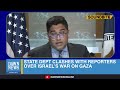 State Dept Clashes With Reporters Over Israel's War On Gaza | Dawn News English