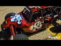 Losi dbxl 8s electric conversion first run👀