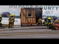 Safety Saturday Fire demonstration