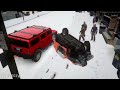 GTA 4 WINTER CRASH TEST OF REAL CARS  WINTER MOOD (WINTER CRASH TEST #90)