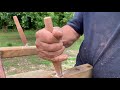 Very damaged wooden Wheelbarrow Restoration