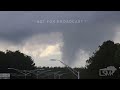 02-04-2024 Near Jacksonville, FL - Multiple tornadoes, wild supercell structure