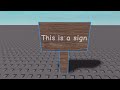 How To Make a SIGN in Roblox Studio? (TUTORIAL)