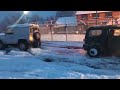 Suzuki Jimny vs Defender tug of war 3 minutes of rev limiter ends in flames and no compression