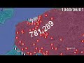 Battle of Dunkirk in 1 minute using Google Earth