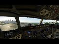 360 VR | X-Plane 12 — Landing at Santos Dumont (SBRJ), Rio de Janeiro