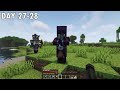 I Survived 100 Days as a WITHER SKELETON in Hardcore Minecraft... Here’s What Happened