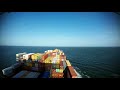 Time-lapse - departure from Savannah, GA (USA) [4K]