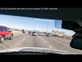 Tailgating Trucker locks trailer brakes and nearly bites it.