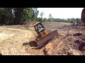 Dozer Working on a Steep Slope