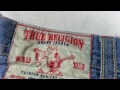 REAL VS. FAKE - comparison TRUE RELIGION Jeans