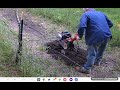 Trying an electric motor on the rototiller. 09MAY24