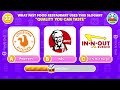 Guess the Fast Food Restaurant by Emoji? 🍔🍟 Restaurant Emoji Quiz | Panda Quiz