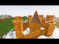 5 Hours To Build A Halloween Castle in Minecraft Hardcore