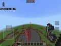 Blowing up TNT Tower in Minecraft