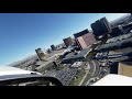 Flying over Las Vegas Strip in VR (Microsoft Flight Simulator 2020)
