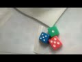 (54) 50 rolls of 3 identifiable dice - RGB Dice