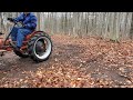 Winter ride on the 1956 Economy tractor.