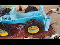 How to make backhoe loader Cat 444F2 RC Scale 1/10 from PVC Part 04